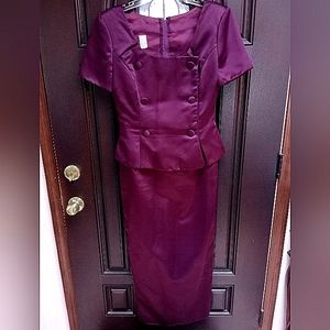 Mother of groom plum dress